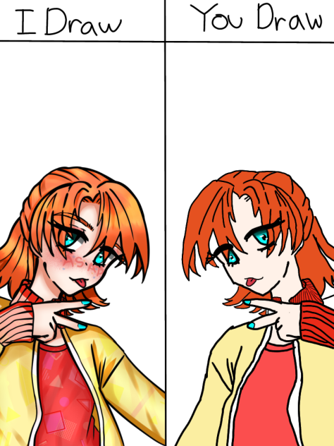 I draw You draw