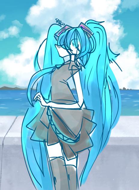 Lil Miku Sketch