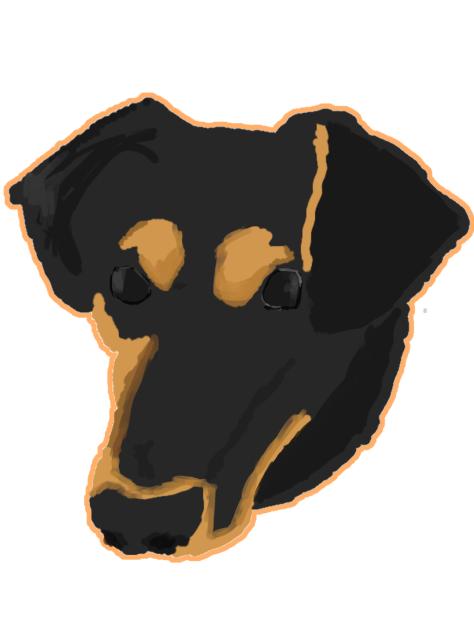 A dog