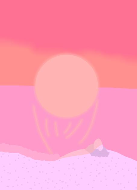 Doing an all pink and orange picture!