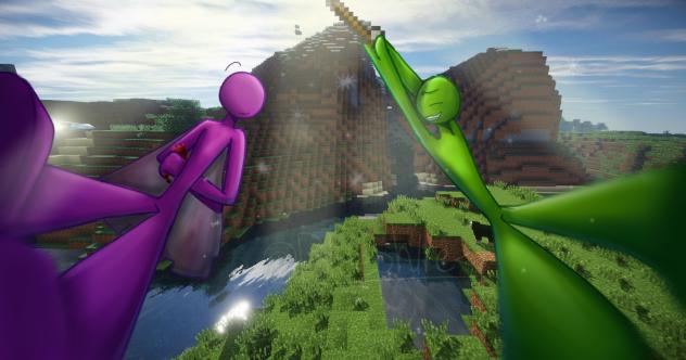 Green and Purple!!