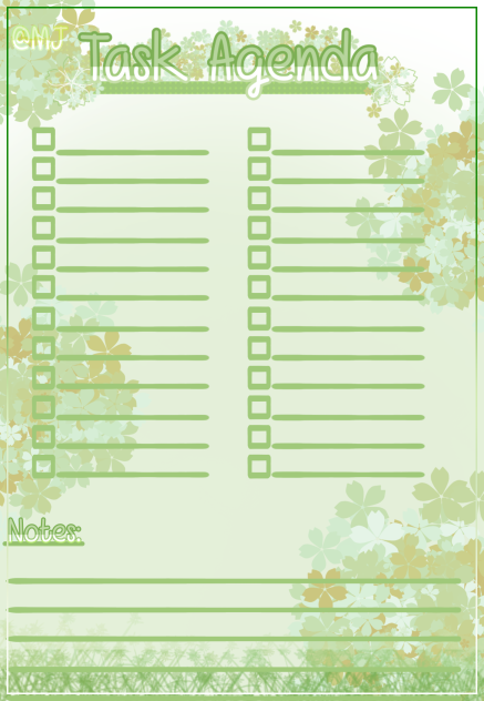 Task Agenda
