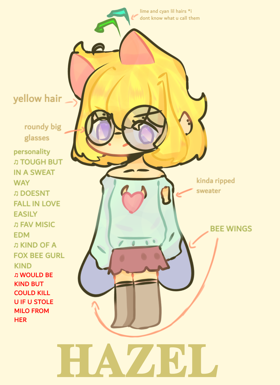 Hazels refrence sheet - ibisPaint