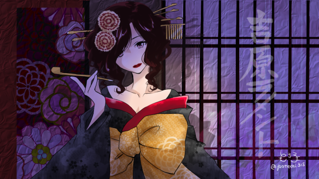 吉原ラメント描いてみました