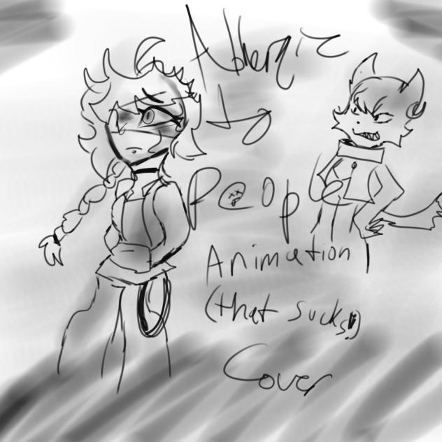Allergic to people animation cover