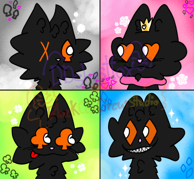 BlackCatCircusStudio Card Kitty’s