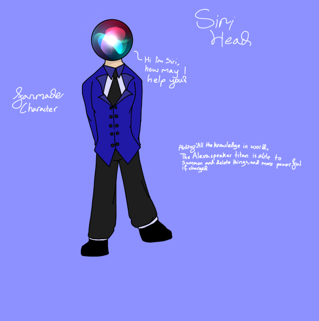 SiriHead fanmade skibidi toilet characte