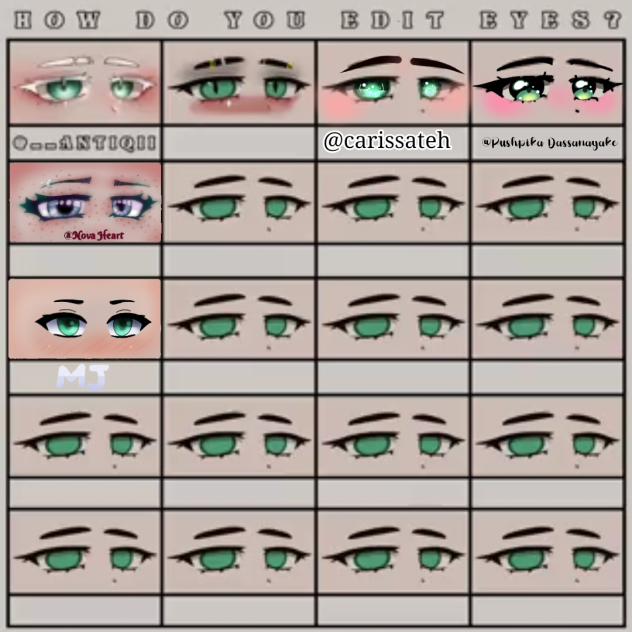 How do you do your eyes collab