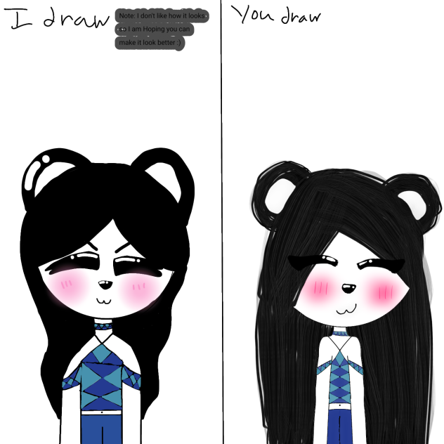 I draw, you draw collab - ibisPaint