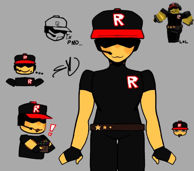 I drew bro without hair lol