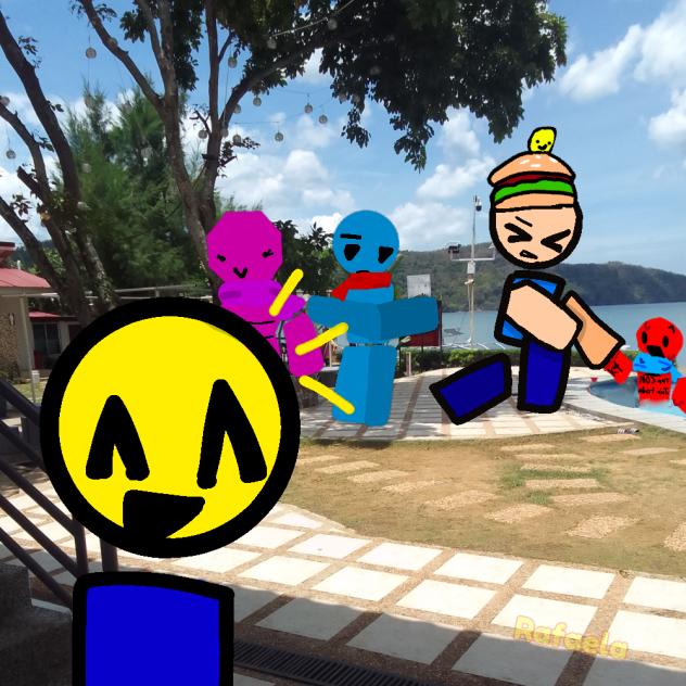 At a beach resort with the Hackers