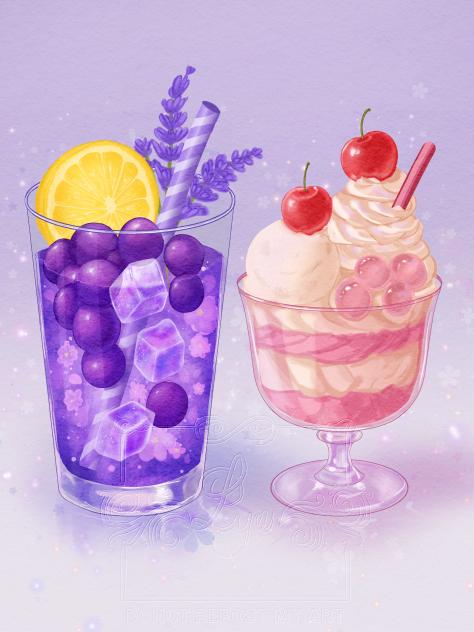 💜🫐🪻🧊🍒🍦🍨🩷