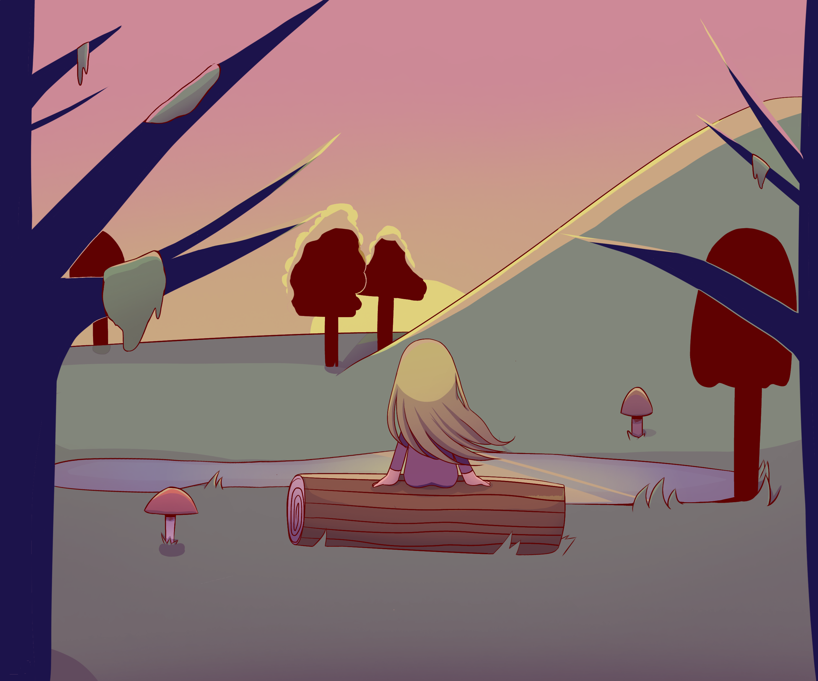 Serene scene - ibisPaint