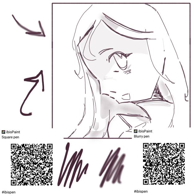 Blurred + Square Lineart Pen