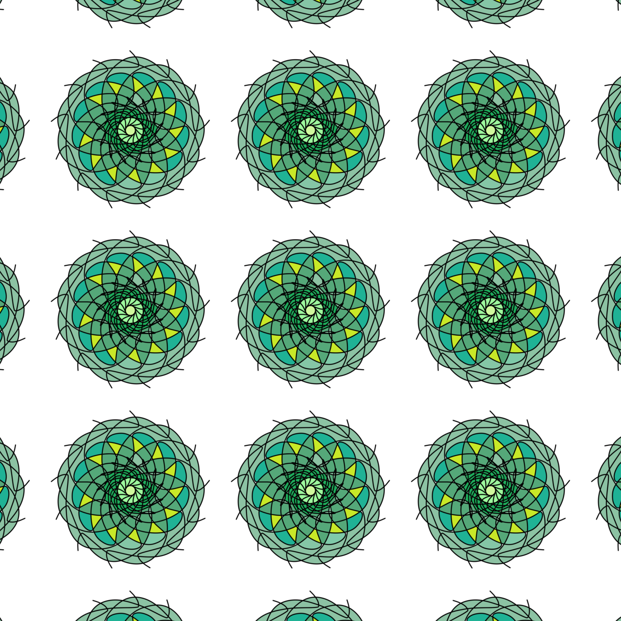 traditional pattern23 - ibisPaint