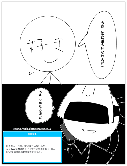 好きな人「今夜、誰もいないんだ…」