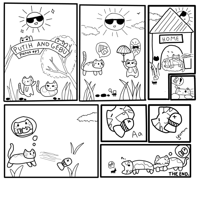 Putih and Gebu comic ep 1 (non color)