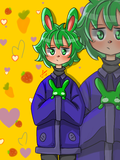 rabbit child 🐇💚