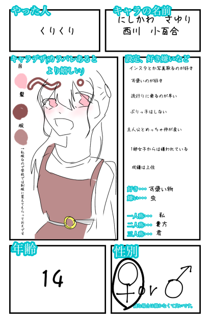 キャラ募！