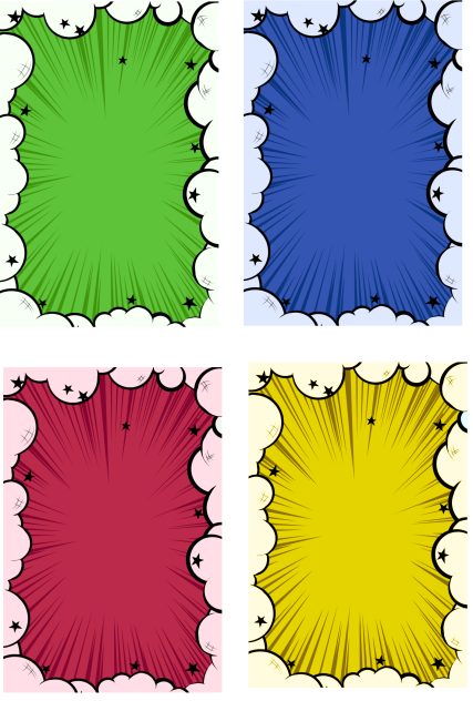 Retro pop styled templates 2