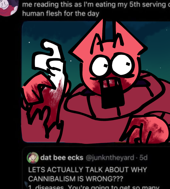 [blood] i like to think i can be funny