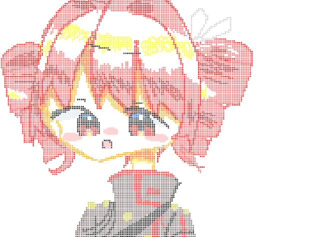 重音テト　ドット