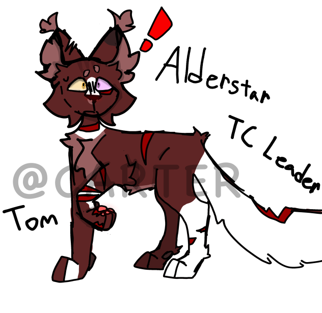 Redrawing my old oc Alderstar!