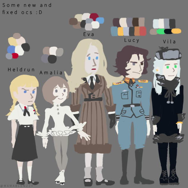 My new ocs but fixed