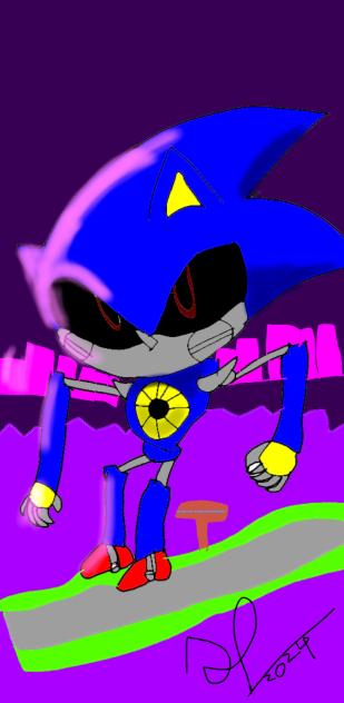 metal Sonic feito por Jpedro