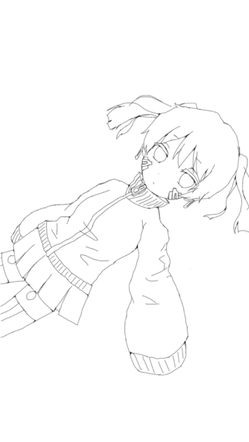 エネ の線画