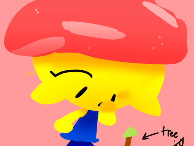how I would draw Shrom if I locked tf in