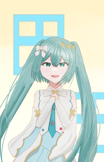 開かれた窓のセカイのミクを描いてみた！