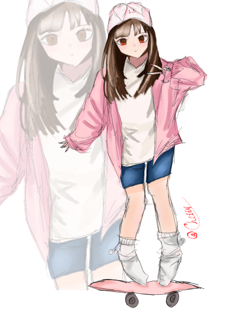 I Added Stuff To What ReRe Drew Of Me