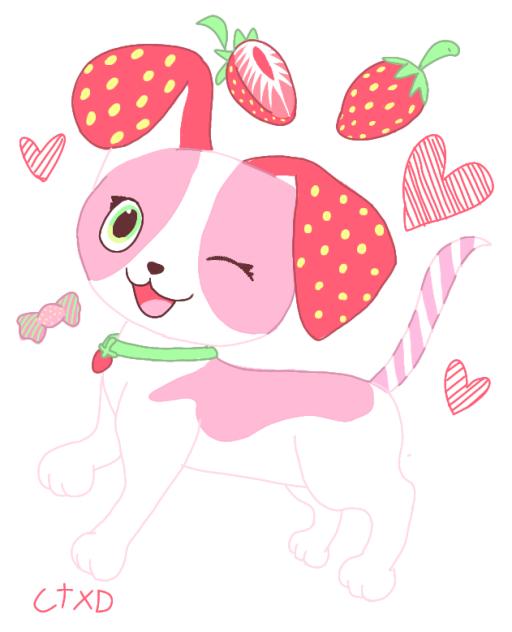 strawberry doggie
