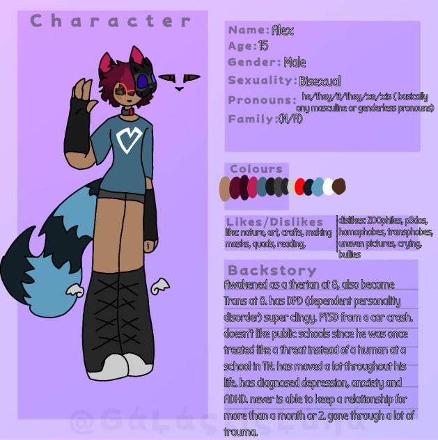 OC for Struggles of a therian