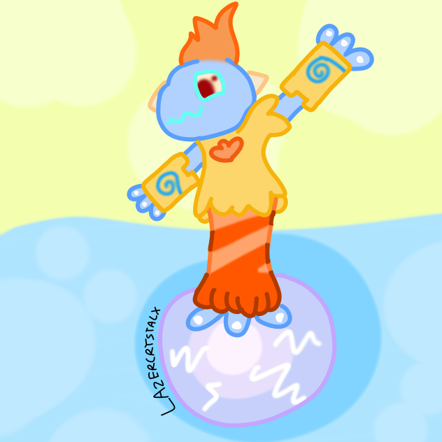 Revived Galvana from my singing monsters