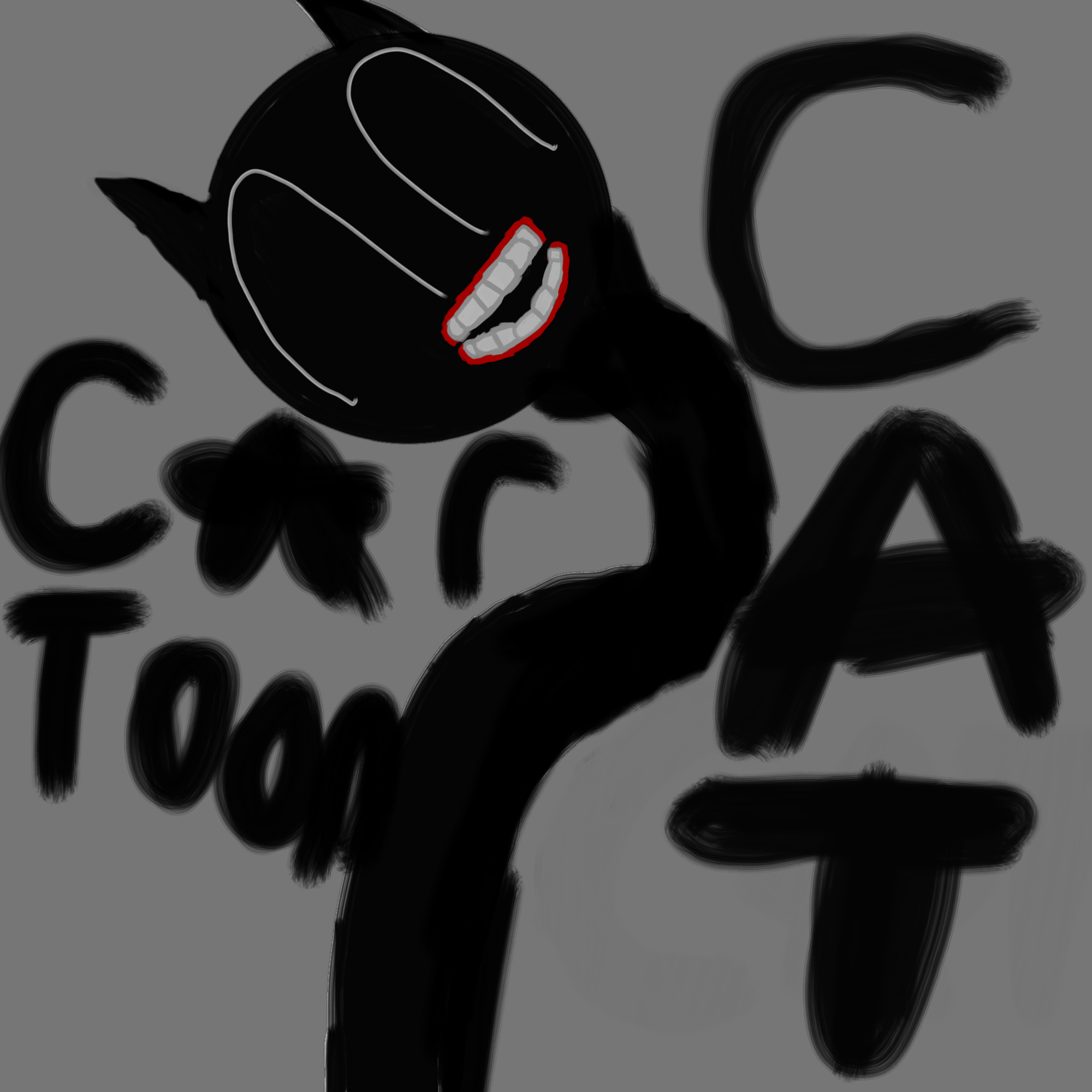 Cartoon cat - ibisPaint