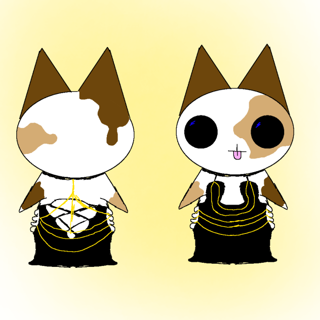 Chi Chi trying out a dress