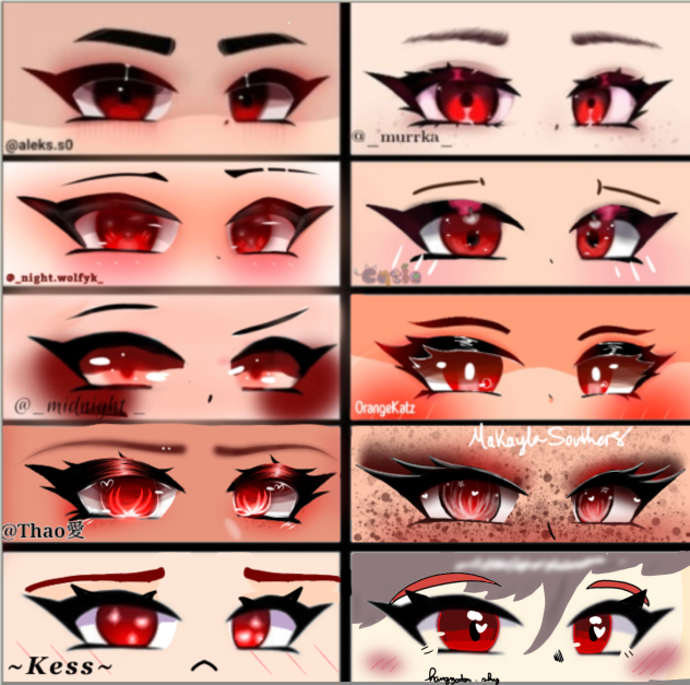 Red eye collaboration - ibisPaint