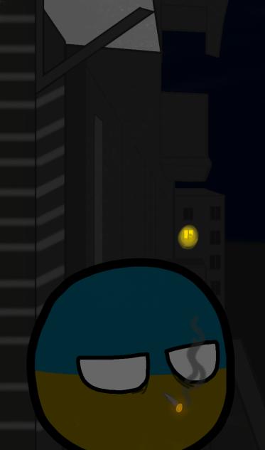 Night in block