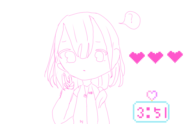 線画！！