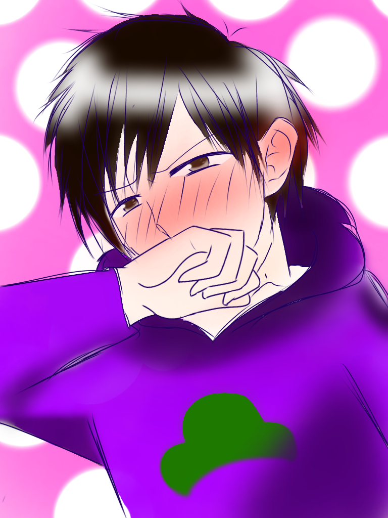 一松 照れ顔 Ibispaint