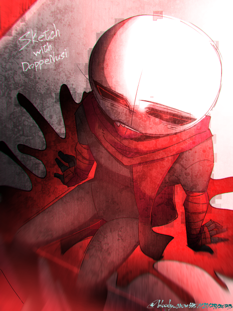 Sketch with DoppeNusi (Colored ver.)