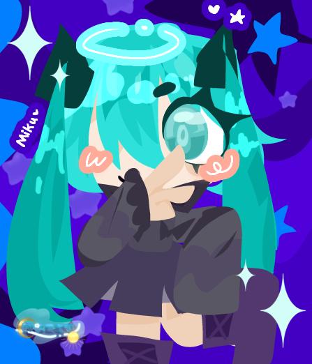 Collab with Moon! MIKUUU!