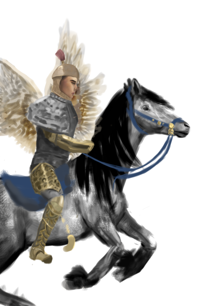 Man on horse