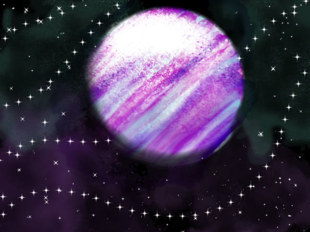 Planet in Space - ibisPaint