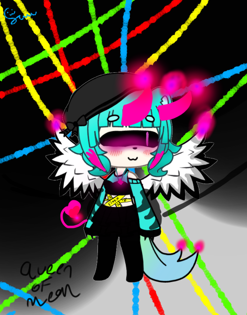My gacha character in queen of mean