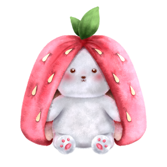 Strawberry Teddy Plushie
