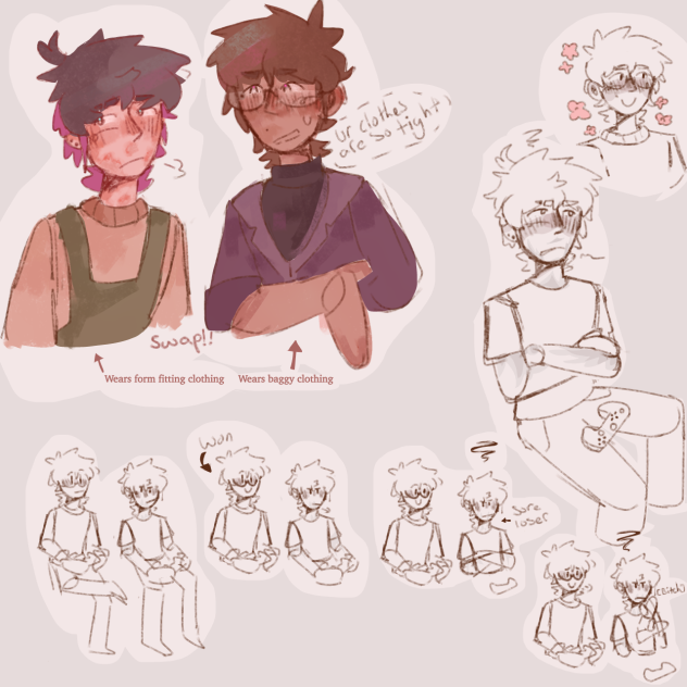 Apollo and Gunnar doodles