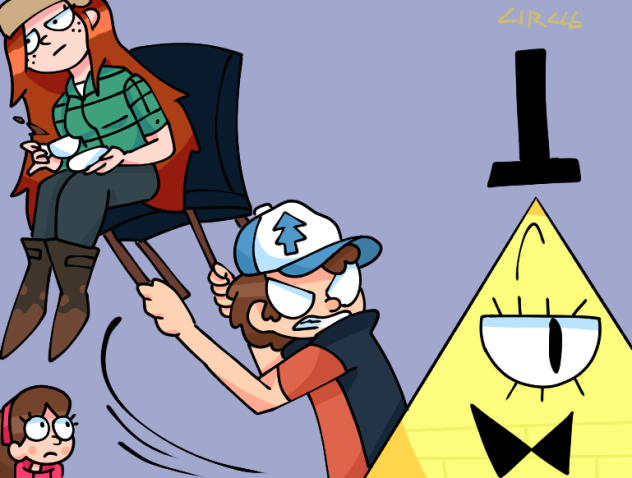 Dipper quiere matar a bill